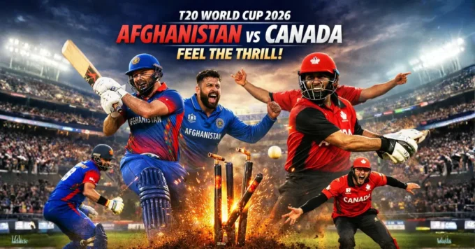 Afghanistan vs Canada in Thrilling T20WC 2026 Opening Encounter