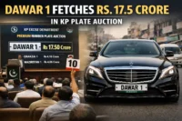Dawar 1 Fetches Rs. 17.5 Crore in KP Plate Auction