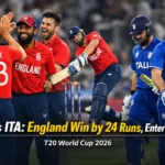 ENG vs ITA England Win by 24 Runs
