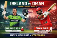 Ireland vs Oman T20 World Cup 2026