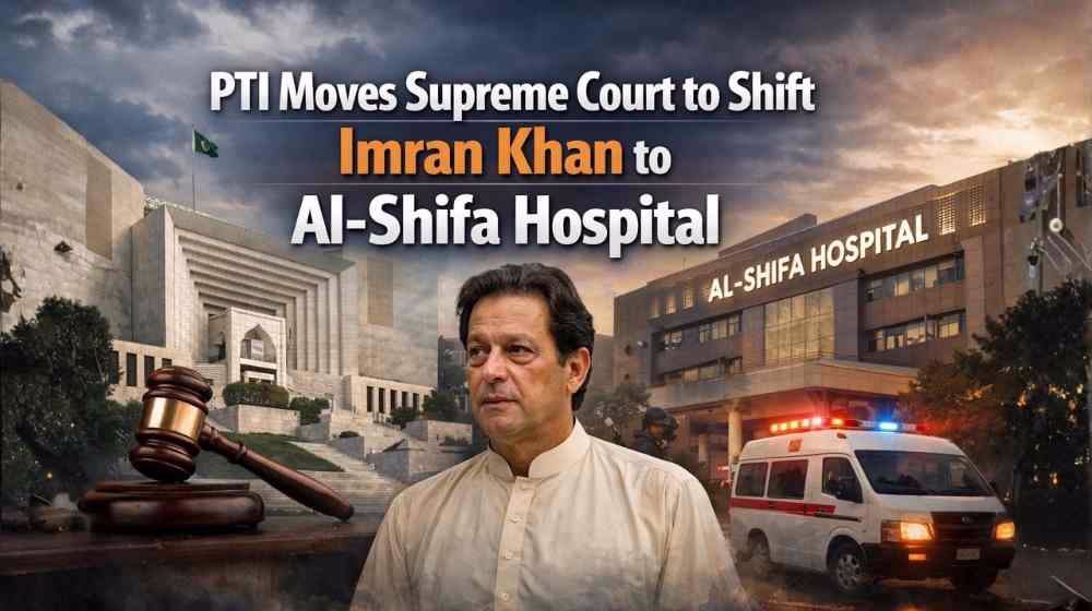 PTI Moves Supreme Court to Shift Imran Khan to Al-Shifa Hospital