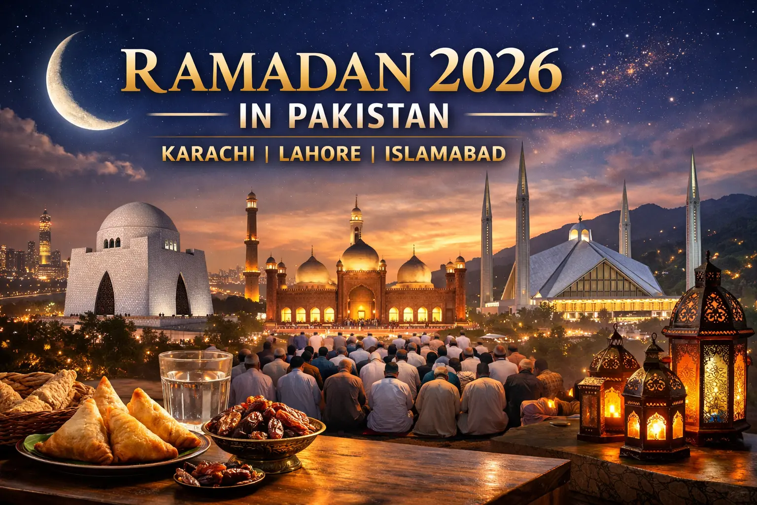 Ramadan 2026 Calendar – for Karachi, Lahore and Islamabad