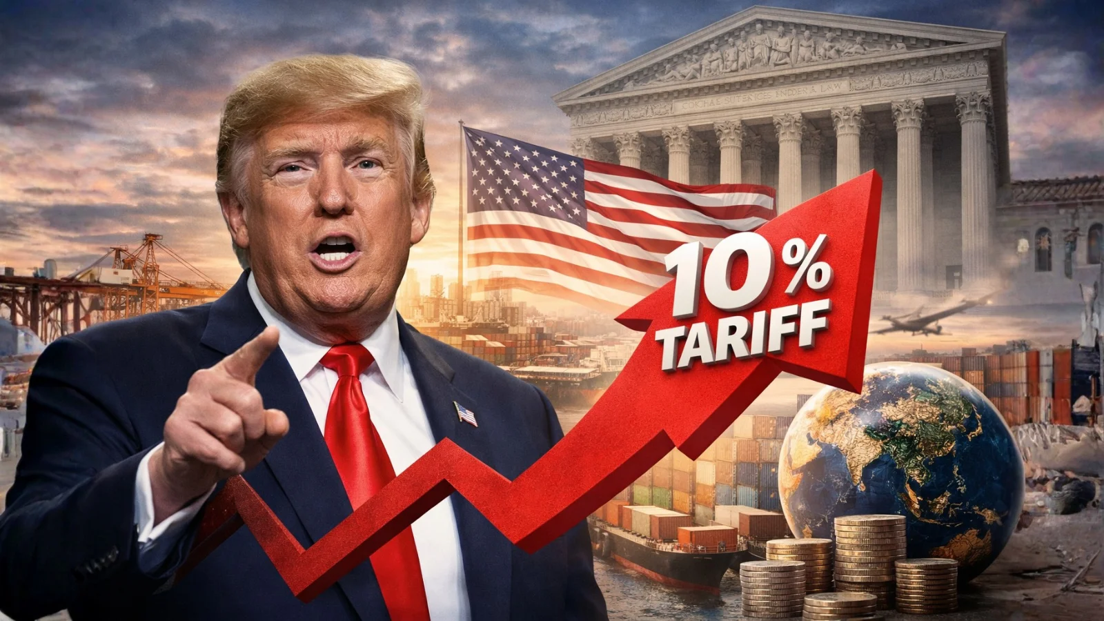 Trump’s 10% Global Tariff After US Supreme Court Setback