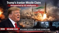 Trump's Iranian Missile Claim Lacks Intelligence Backing