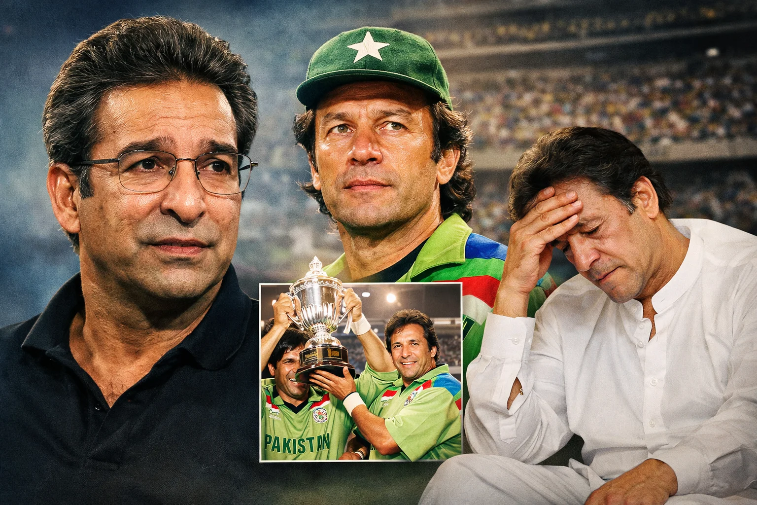Wasim Akram Expresses Deep Concern Over Imran Khan’s Health