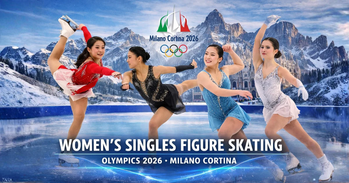 Womens Singles Figure Skating Final Set