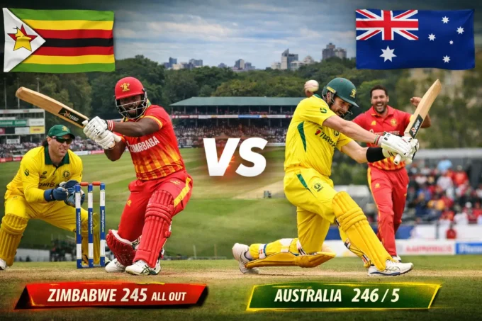 Zimbabwe National Cricket Team vs Australia National Cricket Team
