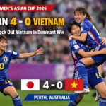 Japan Knock Out Vietnam With Dominant 4–0